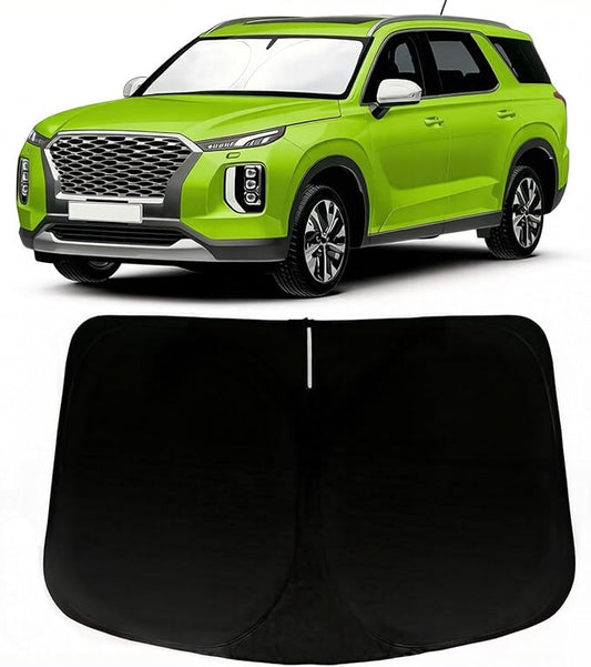 Windshield Sun Shade for Hyundai Palisade 2020-2026, Car Front Window Sunshade with 240T Sun Visor Protector Blocks UV Rays Heat Sun Shield Accessories