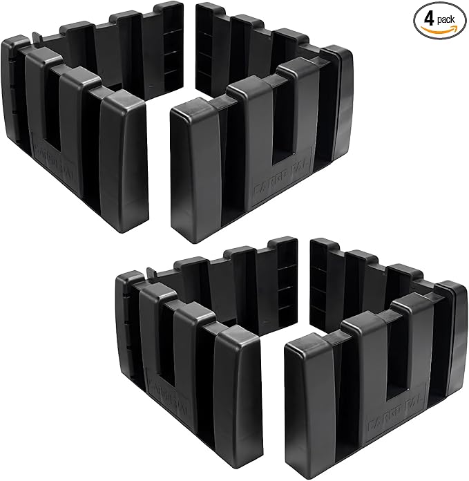 8PCS Multipurpose Cargo Organizer Blocks, Plastic Cargo Storage Organizer Blocks for Wool Carpet Trunk, Grocery Trunk Divider Cargo Containment System for Car SUV Van Trunk