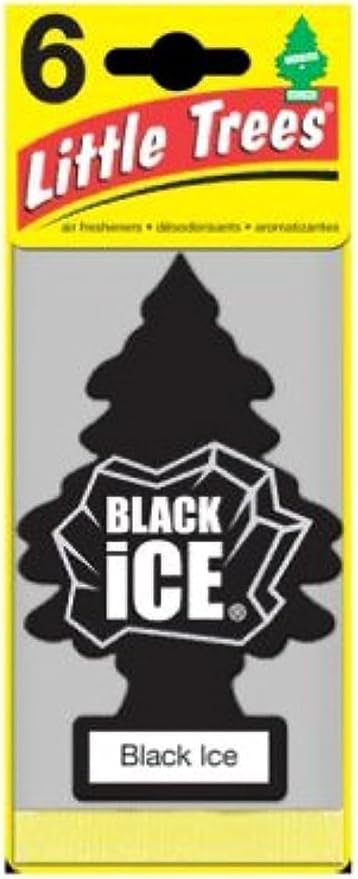 Little Trees Air Freshener | Vent Wrap pack of 4 | 1 Bottle Little Tree Spray | 6 Little tree Hanging Tree For Home, Trucks, RV, Van or car AHSR Products bundle + Bonus AHSR Air Freshener (Black Ice)