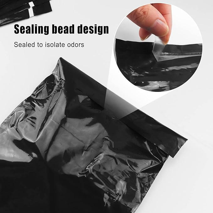 Car Trash Bags Disposable, 500 Pack Car Garbage Bag, Self Adhesive Vomit Bags, Trash Bag Automobiles for Cars, Kitchens, Bedrooms, Offices, During Travel and Camping (9.8 * 12.2 Inches)