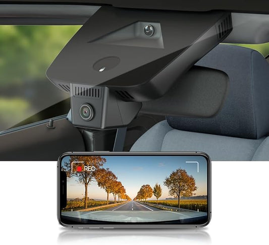 Fitcamx 4K Dash Cam Suitable for Chevy Traverse 2024-2026 LT LS RS Z71 High Country (HD2-D5300), OEM Look, UHD 2160P Video, Built-in WiFi & APP, Loop Recording, Gravity Sensor, Plug & Play, 64GB Card