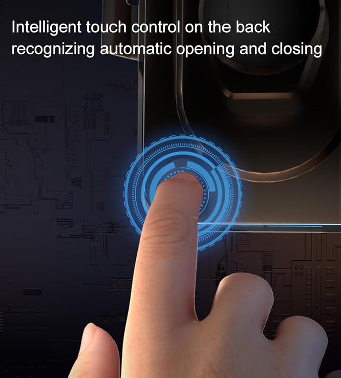15W Transparent Smart Sensor Car Wireless Charger,Auto-Clamping Car Air Vent Phone Holder，QC Fast Charging for iPhone17/1615/14/13/12/11/X/8plug Series,Samsung S Series/Noteseries (Black)