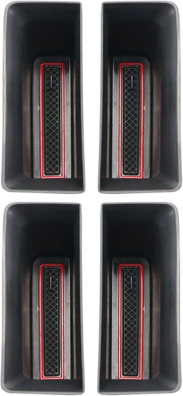 Ruiya 2020-2025 2026 Escape Door Storage Box for 2026 Ford Escape Accessories ABS Material Secondary Door Side Storage Box Compatible with 2020-2024 2025 2026 Ford Escape(4Packs)