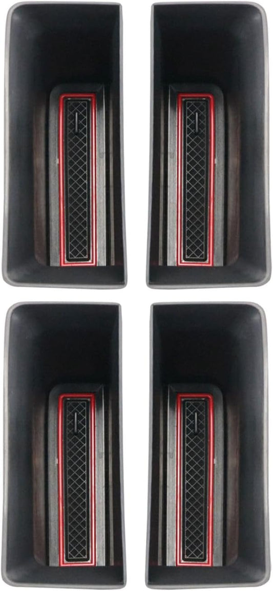 Ruiya 2020-2025 2026 Escape Door Storage Box for 2026 Ford Escape Accessories ABS Material Secondary Door Side Storage Box Compatible with 2020-2024 2025 2026 Ford Escape(4Packs)