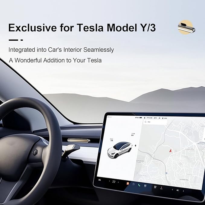 Car Air Freshener in Vent for Tesla Model Y/3 Accessories, Air Fragrance Diffuser Set Includes 6 Long-Lasting Fragrance Sticks + 2 DIY Stick