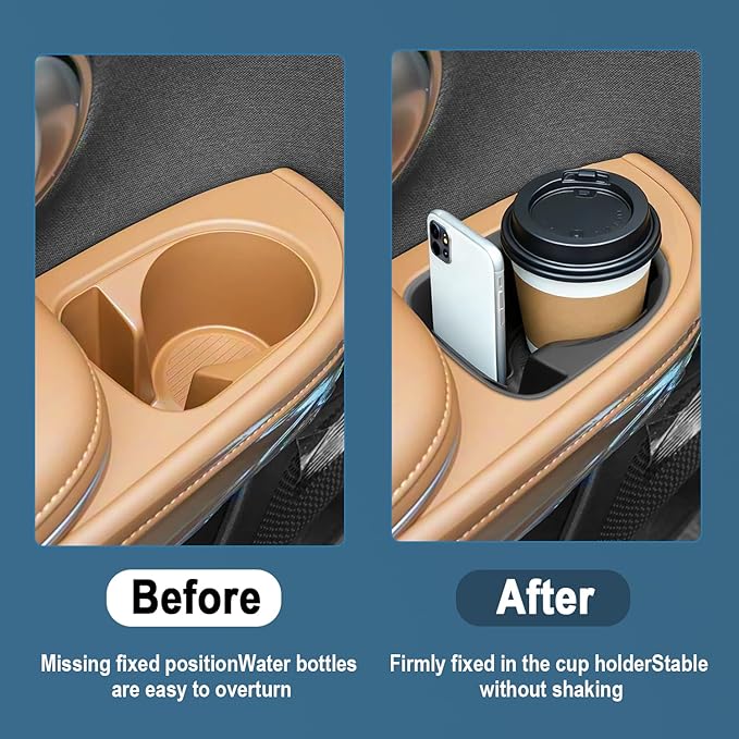 2026 Palisade Cup Holder for 2026 Hyundai Palisade Accessories TPE Material Second Rear Cup Holder Coaster Liner Compatible with 2026 Hyundai Palisade All Trims(2 Packs)