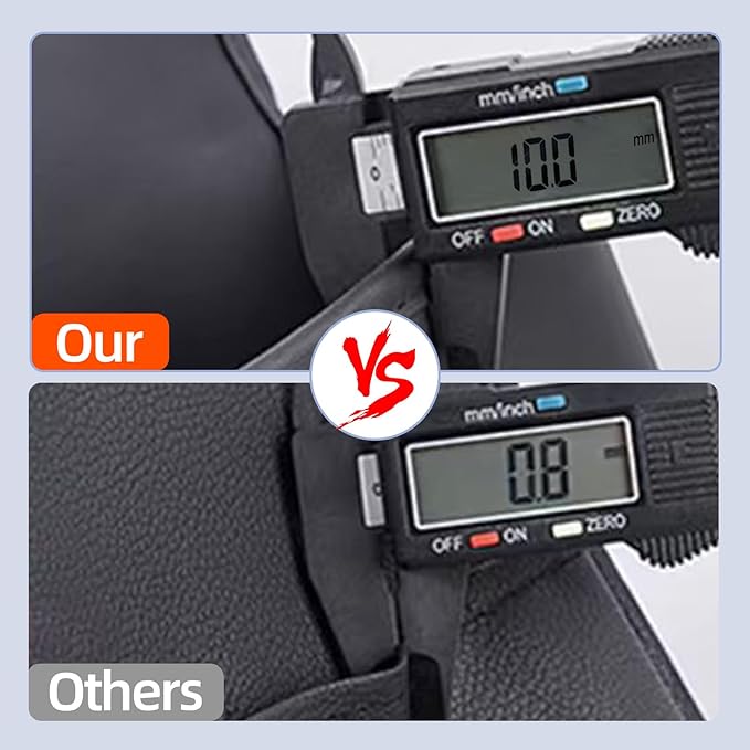 2 Pack PU Leather Premium Car SeatBack Organizer Travel Accessories Kick mats Back seat Protector and Cup Holder Holder Universal Use Seat Covers