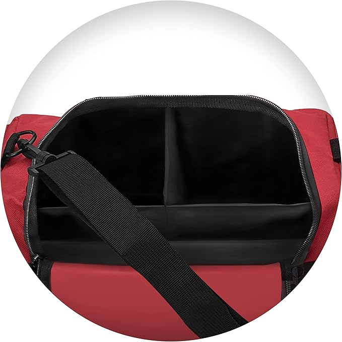 ASA TECHMED First Aid Responder EMS Emergency Medical Trauma Bag Deluxe, Red