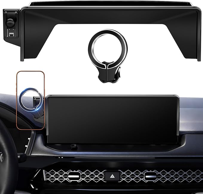 Magnetic Car Phone Mount for Honda Accord Hybrid 2023 2024 2025 2026 Only, 11th Gen Accord 12.3" Display Accessories, Snap-On Dashboard Screen Holder for MagSafe iPhone Android, Sport Touring EX-L