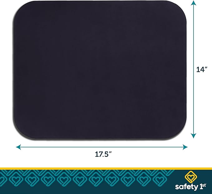 Safety 1st Cling Car Window Shades for Baby, 2 Pieces, Sun Blocker and UV Protection, Static Cling Privacy Shade, Black Tint