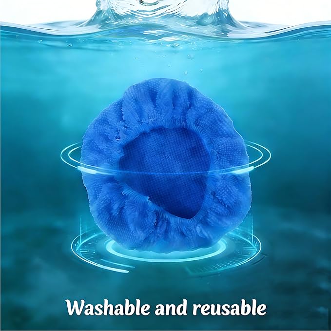 Car Care Microfiber Cloths for Windshield Cleaner,7 PCS Microfiber Cloths for Inside Windshield Cleaning Tool Pads,Clean Replacement Accessories (Blue)