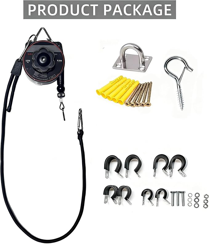 EV Charger Retractable Cord Reel, Overhead EV Charging Cable Organizer for Garage, 6.6 ft Reach, Ceiling or Wall Mount, Compatible with Tesla NACS & Most J1772 Cables