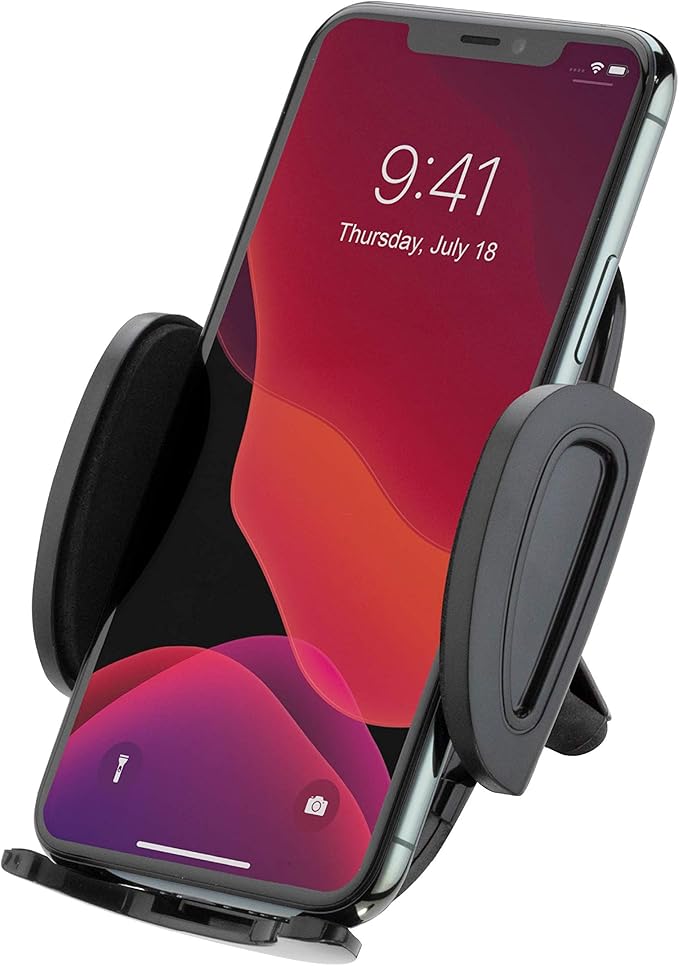 Scosche SUHV-XCES0 Select Vent Mount Phone Holder Cradle for Car or Truck - Universal Hands-Free Mount for Car Dashboard Air Vents - Vehicle Cell Phone Holder for iPhone or Android Smartphones