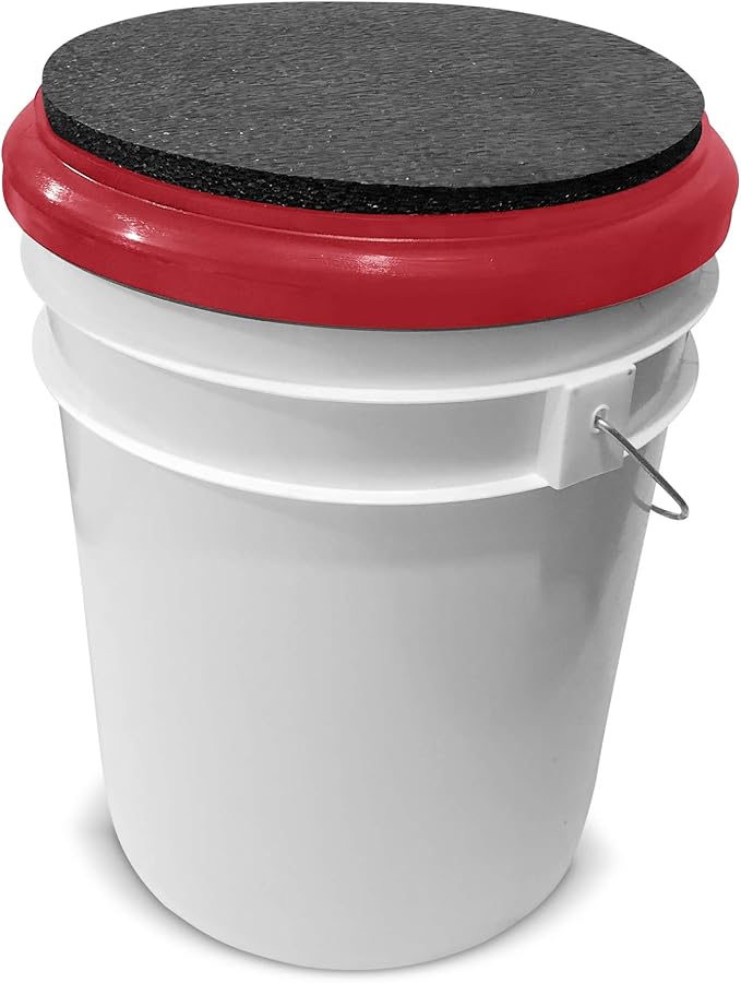 Padded Bucket Lid Seat by Bucket Lidz