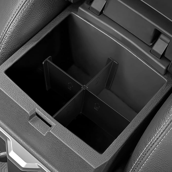 YOJOJOCO 3PCS Center Console Organizer Compatible with Toyota 2024 2025 2026 Tacoma Accessories Center Console Dividers Organizer Hidden Storage Box