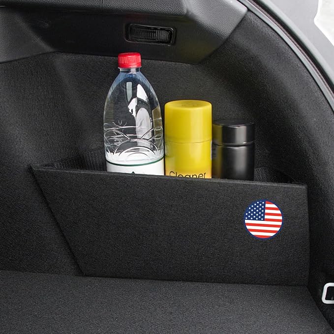2PCS Rear Trunk Organizer Side Divider Board Compatible with Honda Civic 10th Gen 2016 2017 2018 2019 2020 2021 Car Accessories - ONLY for Hatchback