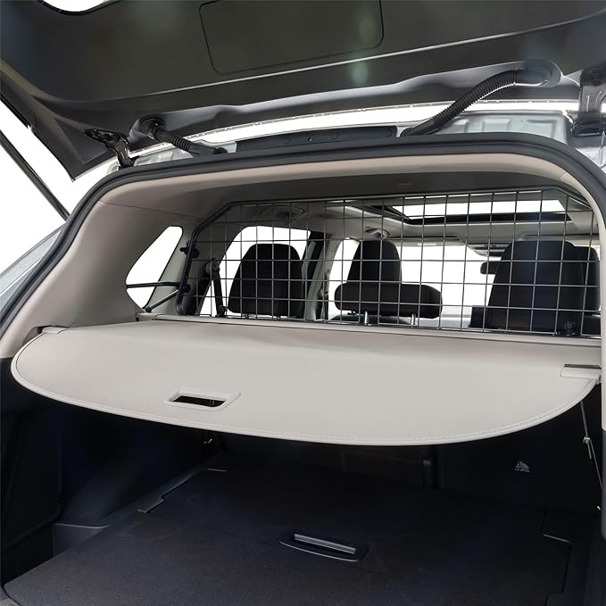 TRAVALL Compatible with Nissan Rogue (2020+) Dog Car Barrier Guard Custom Fit Accessory Heavy Duty Steel Mesh Trunk Divider Safety Travel Premium Luggage Cargo Barrier Backseat Protection