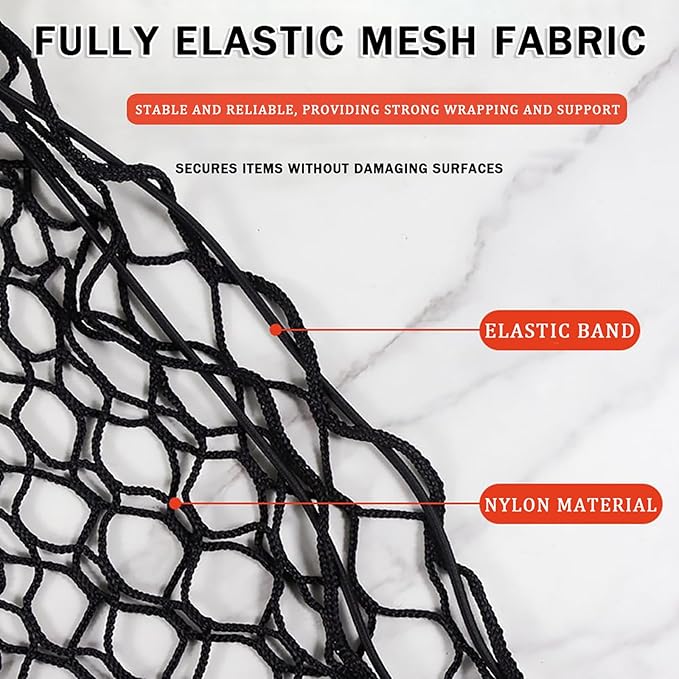 Dog Car Barrier for Nissan Murano 2002–2025, Durable Car Dog Back Seat Barrier Net, Elastic Mesh Pet Divider Storage Net, Breathable & Secure Travel Guard