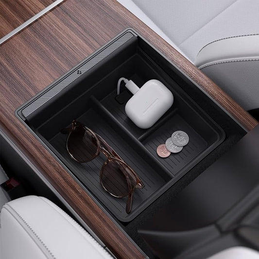 Spigen Console Organizer Tray for Tesla Model X & S 2026/2025/2024/2023/2022