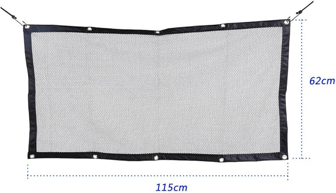 VALINK Durable Car Pet Barrier Safety Net,Universal Pet Dog Net Car Safety Dog Barrier Mesh Protector,Pet Car Net Safety Barrier,Dog Car Safety Guard Barrier Protector Net