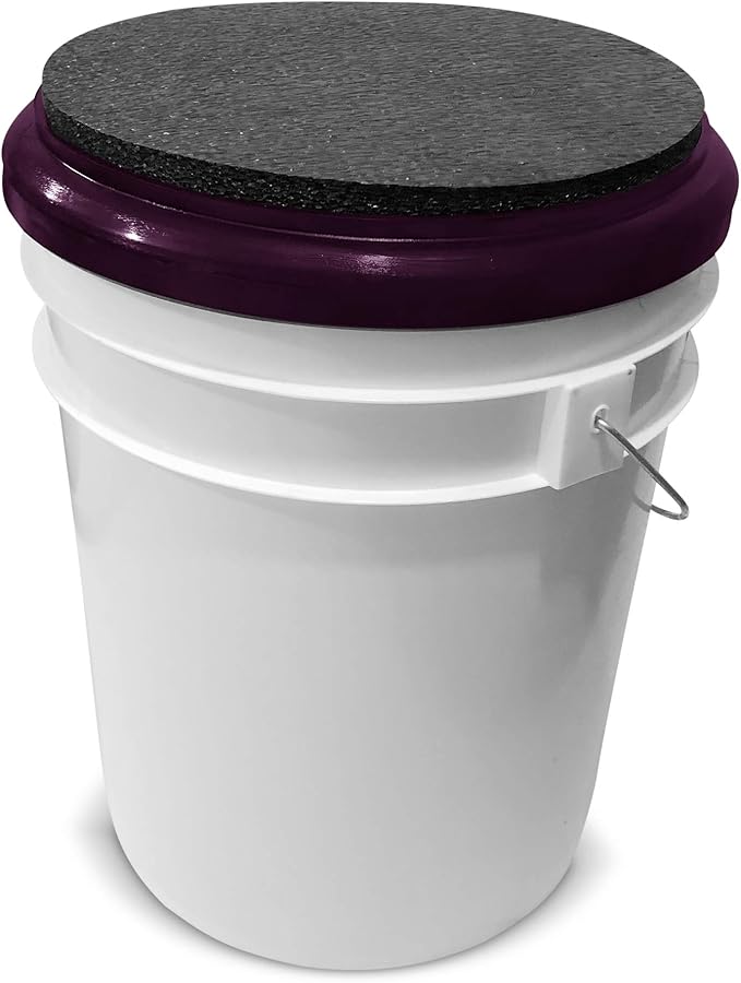 Padded Bucket Lid Seat by Bucket Lidz