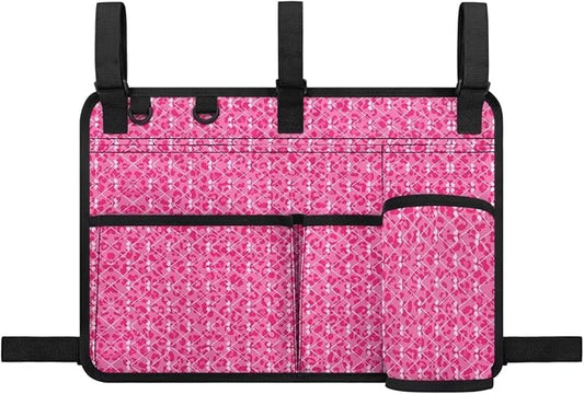 Golf Cart Storage Bag Non-Slip Golf Cart Rear Seat Organizer with 4 Pocket for Ezgo Yamaha Club Car and Other 2-Seat Golfs Carts