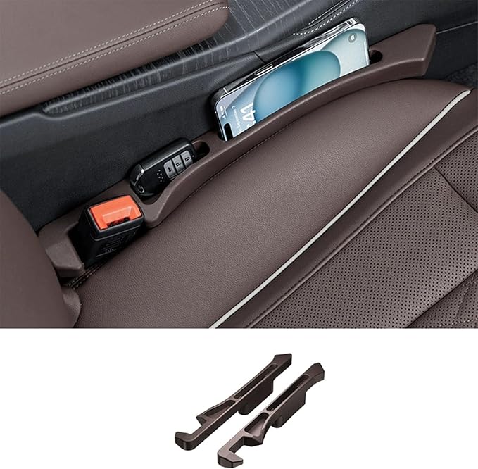 2Pcs Seat Gap Strips for Toyota Runner Sequoia 4Runner RAV4 Hilux Land Cruiser Soft Not Easy to Deform Car Seat Gap Plug,Waterproof Stress Resistance Gap Filler,B
