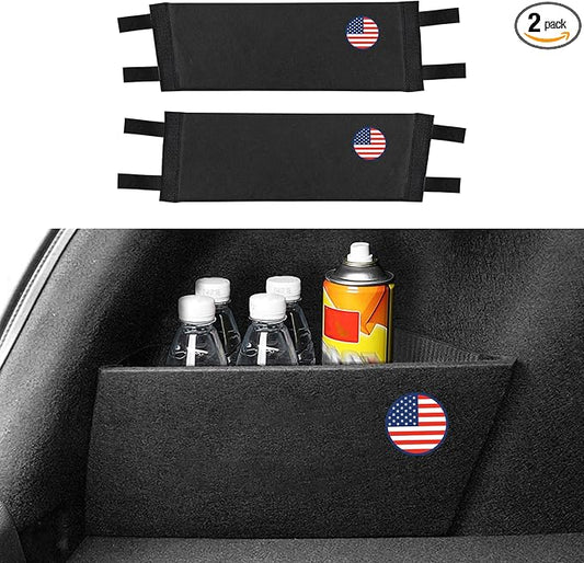 2PCS Car Rear Trunk Organizer Side Divider Board Compatible with 11th Gen Honda Civic 2022 2023 2024 2025 Accessories - ONLY for Hatchback