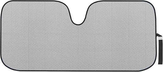 Motor Trend Front Windshield Sun Shade - Accordion Folding Auto Sunshade for Car Truck SUV - Blocks UV Rays Sun Visor Protector - Keeps Your Vehicle Cool - 58 x 24 Inch (Gray)