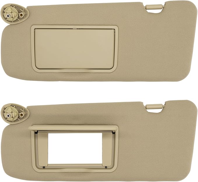 NHILES Driver Left Side Sun Visor Replacement Fits for Honda CR-V 2017-2022 Sunshade Without Light 83280TLAA02ZA Color: Beige