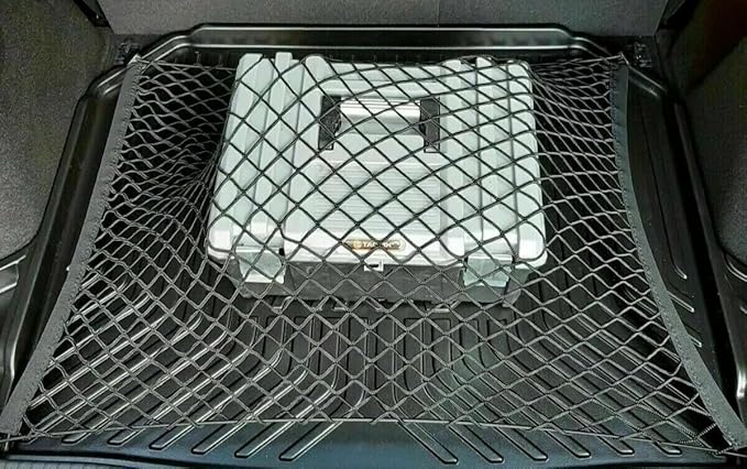 (Qty.2) Rear Trunk Organizer Cargo Nets for Acura Integra 2023–2026 – Floor + Envelope Style Cargo Nets for Hatchback – Premium Mesh Car Trunk Organizer – Compatible with Acura Integra