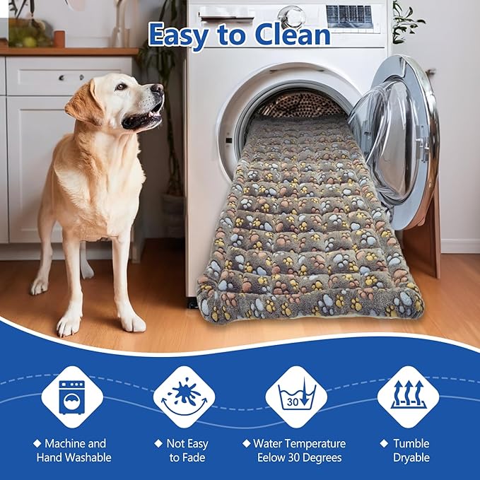 Thickened Dog Bed for Car Back Seat, Upgraded Bottom Non-Slip, Fits Hard Bottom car seat Cover for Dogs, Premium Mixed Color, Dog Car Seat Cover