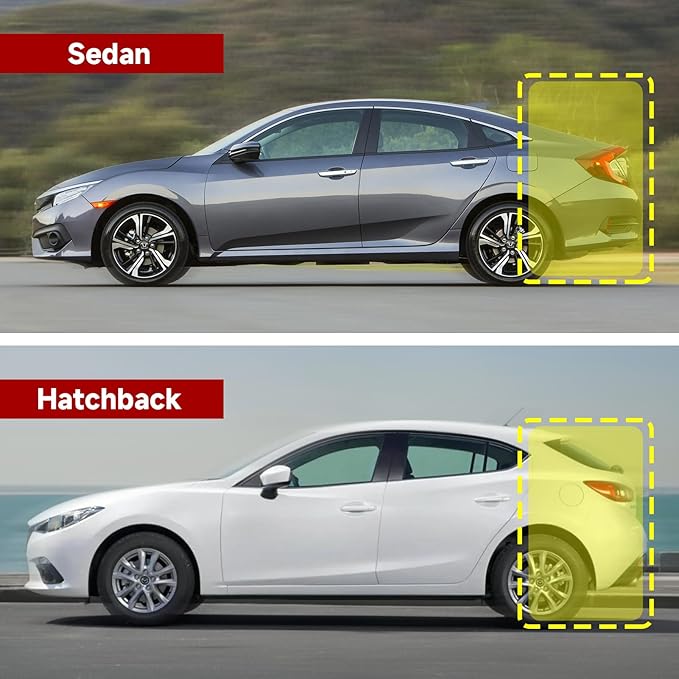 2PCS Car Rear Trunk Organizer Side Divider Board Compatible with 11th Gen Honda Civic 2022 2023 2024 2025 Accessories - ONLY for Sedan