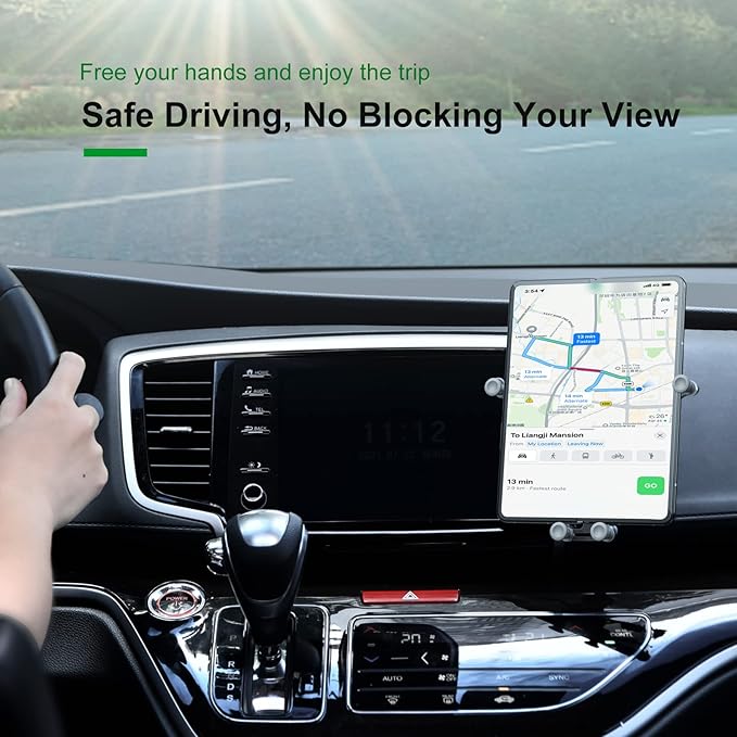 Z Fold Car Mount, [Without CASE] Aluminum Universal Vent Z Fold 6 Acessories for Galaxy Z Fold 7 6 5 4 3 2 S25 Ultra Pixel 9 Pro Fold iPhone 16 15