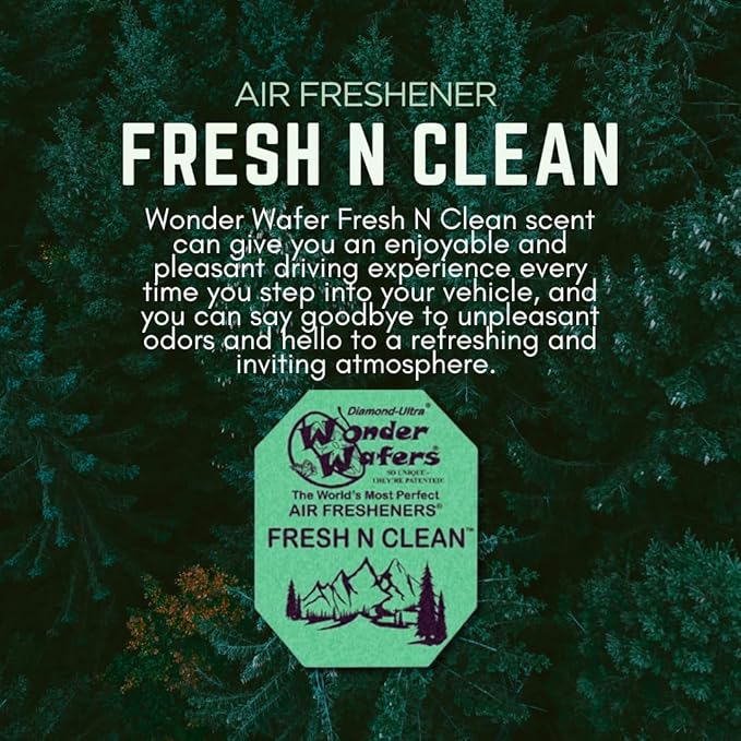 Wonder Wafers 250 Count Unwrapped Automobile Professional Use Air Fresheners Car and Truck Detail (Fresh and Clean)