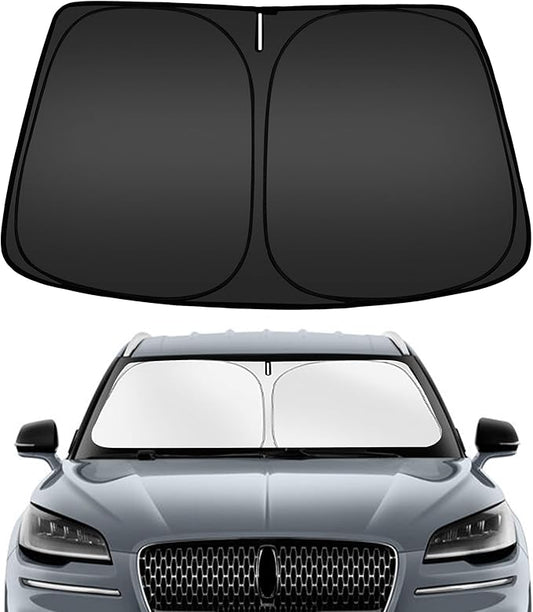 ARISMOTOR Windshield Sun Shade for Lincoln Aviator 2020-2025 2026, Custom Fit Foldable Front Window Sunshade Sun Visor Protector, Block UV Rays Keep Your Car Cooler
