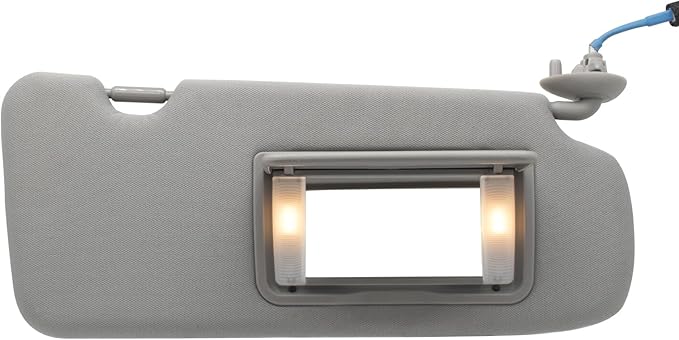 NHILES Passenger Right Side Sun Visor Compatible with Honda CRV 2017 2018 2019 2020 2021 2022 Sunshade Number 83230TLAA12ZB Color: Gray