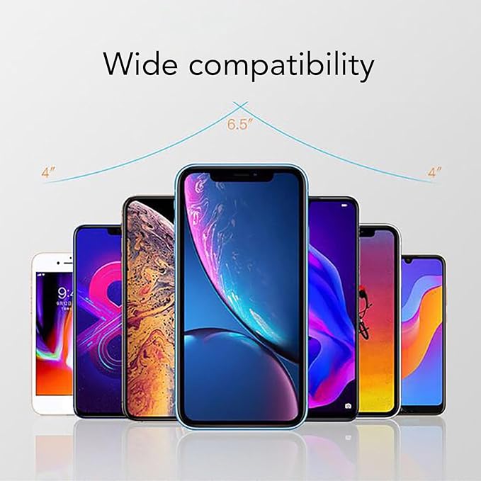 15W Wireless Car Charger Mount, 360 Degree Rotating Phone Holder with Intelligent Protecting Fast Charging Automatic Clamping Safety Fixations Car Wireless Charger