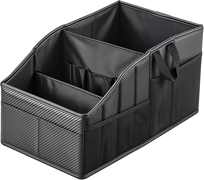 Car Caddy, Easy to Clean Middle Seat Car Organizer for Kids, Support Up to 33 LB of Weight Car Front Seat Organizer, Captain Chairs Organizers for SUV Camper Van Tissues Toys Holder