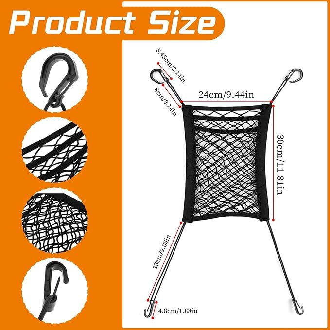 Dog Car Barrier for Toyota Corolla 1998-2018 2019 2020 2021 2022 2023 2024, Breathable Mesh Pet Divider Divider Back Seat Barrier Net Protector for Safe,B