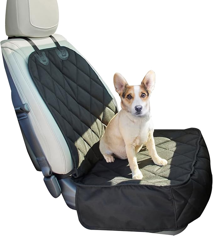 Dog Front Car Seat Cover, Waterproof, Scratch Proof & Non Slip, Durable Pet Front Car Seat Cover for Trucks, SUV