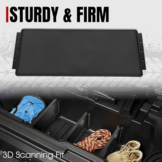 A & UTV PRO Cargo Trunk Divider for 2017-2025 Honda Ridgeline Accessories Truck Bed Divider Trunk Organizers Bed Storage, Replace OEM # 08U35-T6Z-100