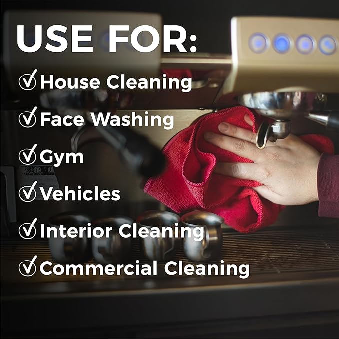 The Rag Company - All-Purpose Microfiber Terry Cleaning Towels - Commercial Grade, Highly Absorbent, Lint-Free, Streak-Free, Kitchens, Bathrooms, Offices, 300gsm, 16in x 16in, Yellow (12-Pack)