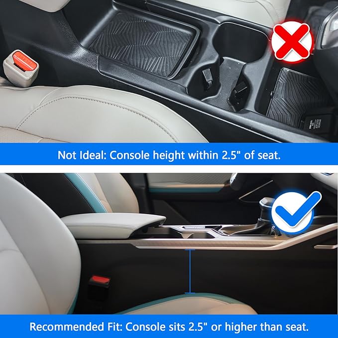 Car Seat Gap Filler Organizer 2 Pack, Car Seat Organizer with Cup Holders, 3-in-1 Removable Auto Organizer for Women, Universal Fit SUV Truck Fill The Gap Between Seats & Console(Beige)