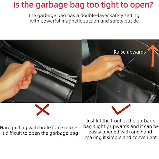 item_name :AOWIS Car Leather Trash Bag Smart LED Waterproof Organizer Storage Garbage Can (KHAKI)