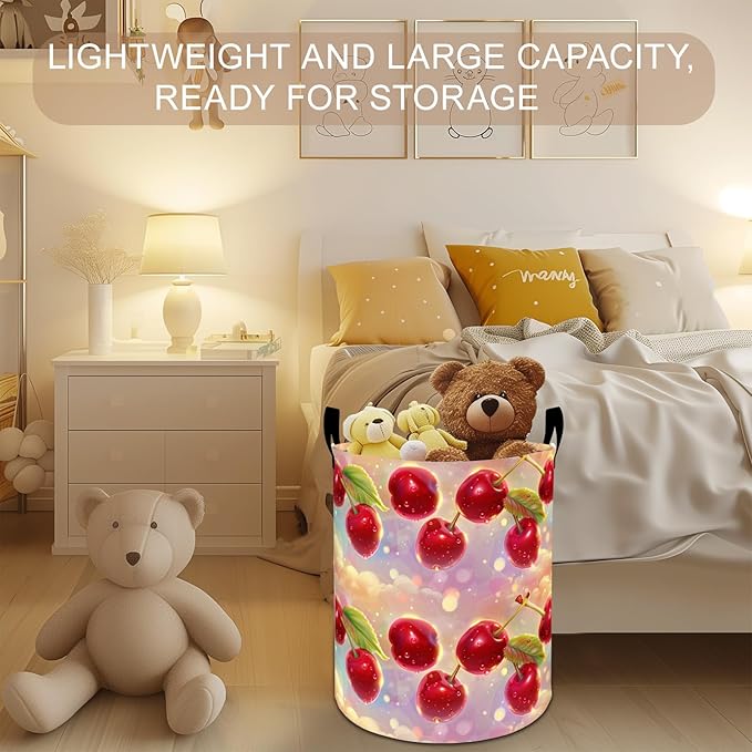 Siamese Cat Laundry Basket Hamper 19.7"x15.8", Cute Kitty Foldable Waterproof Oxford Clothes Storage Bucket for Room Bathroom Bedroom Nursery Decor, Toy Organizer Bins Gifts for Kids Boys Girls