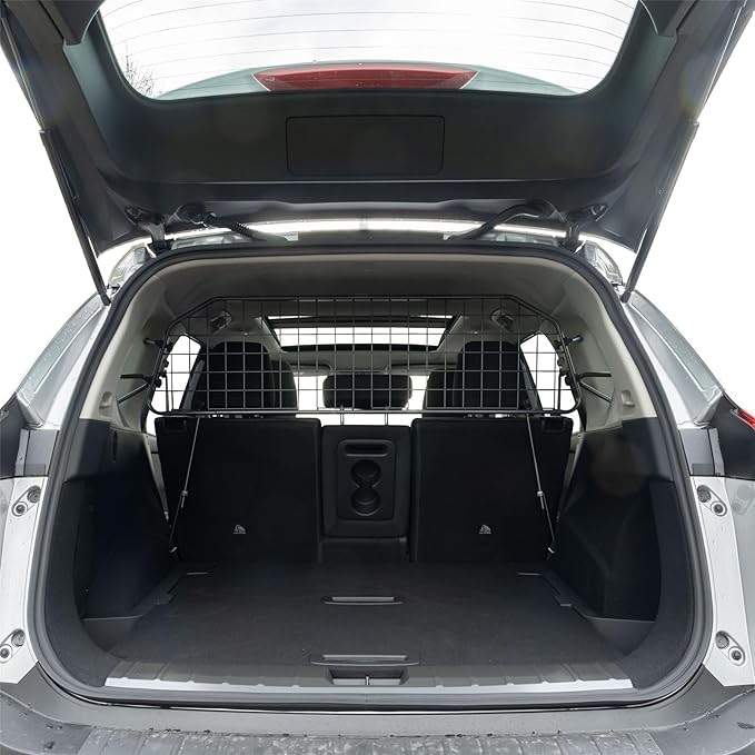 TRAVALL Compatible with Nissan Rogue (2020+) Dog Car Barrier Guard Custom Fit Accessory Heavy Duty Steel Mesh Trunk Divider Safety Travel Premium Luggage Cargo Barrier Backseat Protection
