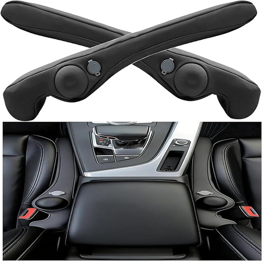 Inflatable Car Seat Gap Filler, Air Bladder Leak Proof Plug for Car Seat Cracks, Universal Fit (Not for Cars Without Center Console), Easy Installation to Prevent Items from Falling