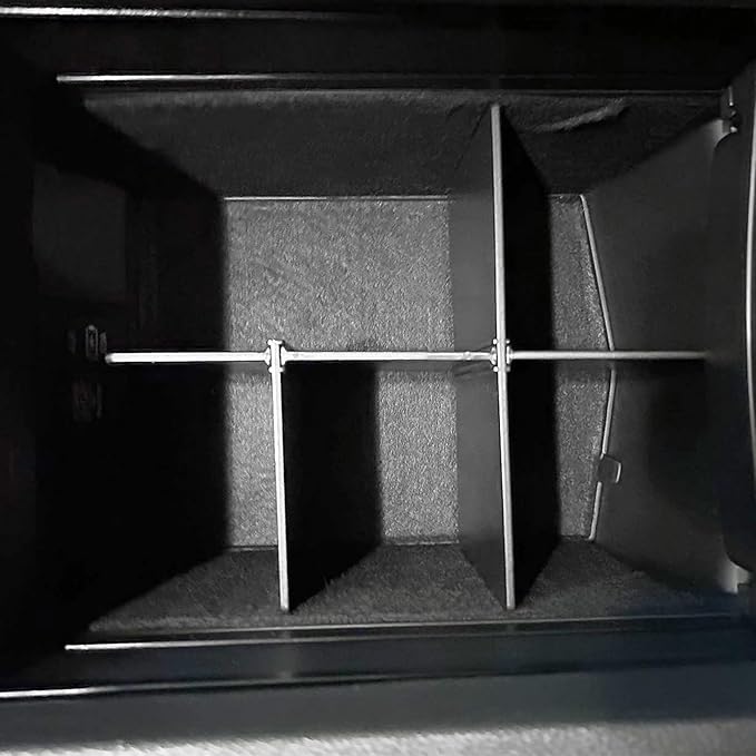 TACOBRO Center Console Dividers Compatible with Honda Pilot 2016-2022 / Ridgeline 2017-2022 2023/ Passport 2019-2022 2023 Accessories, Interior Armrest Insert Underseat Storage