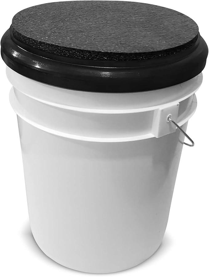 Padded Bucket Lid Seat by Bucket Lidz